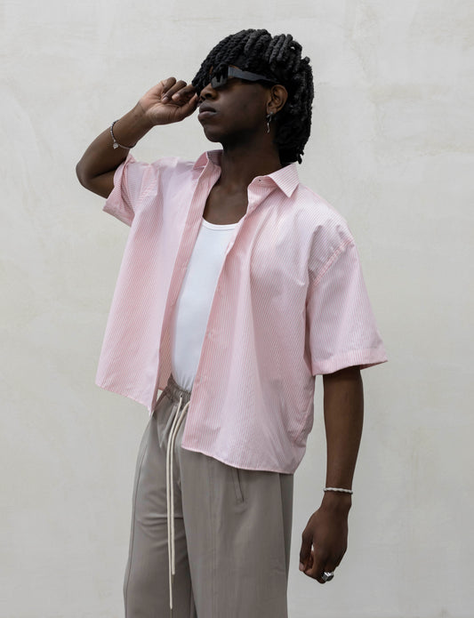 Camicia Crop Sartoriale
