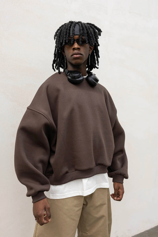 Felpa Over Crewneck