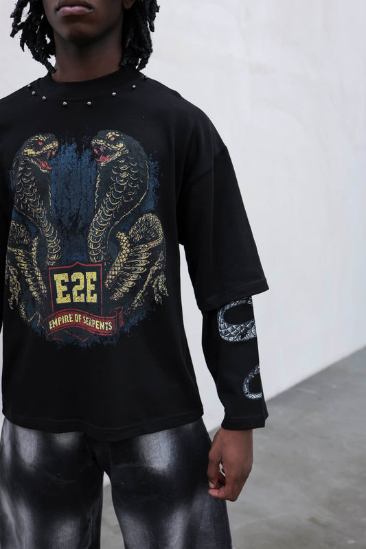 T-SHIRT DOUBLE SNAKE